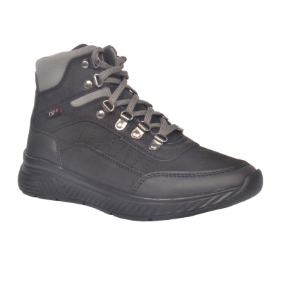 TSF LEATHER CASUAL BOOT FOR MEN (BLK)